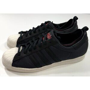 Adidas Mens Superstar 80 Run DMC Christmas In Hollis Sneakers Sz 14 Black Shoes
